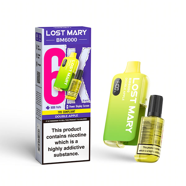 Lost Mary BM6000 Disposable Vape - Double Apple