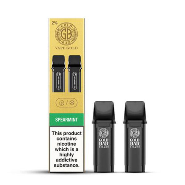 Gold Bar Reload Refill Prefilled Pods (2pk) - Spearmint