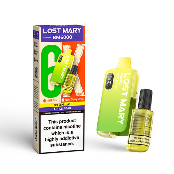 Lost Mary BM6000 Disposable Vape - Apple Pear