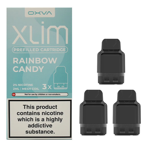 Oxva Xlim Prefilled Cartridge 3pack Rainbow Candy