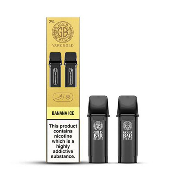 Gold Bar Reload Refill Prefilled Pods (2pk) - Banana Ice