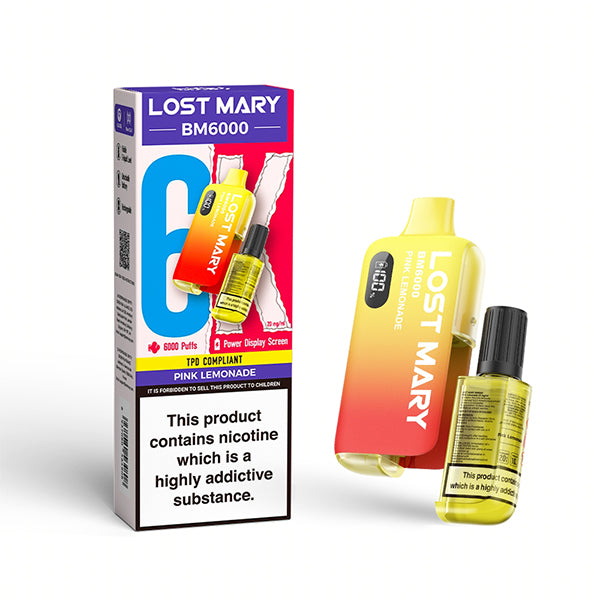 Lost Mary BM6000 Disposable Vape - Pink Lemonade