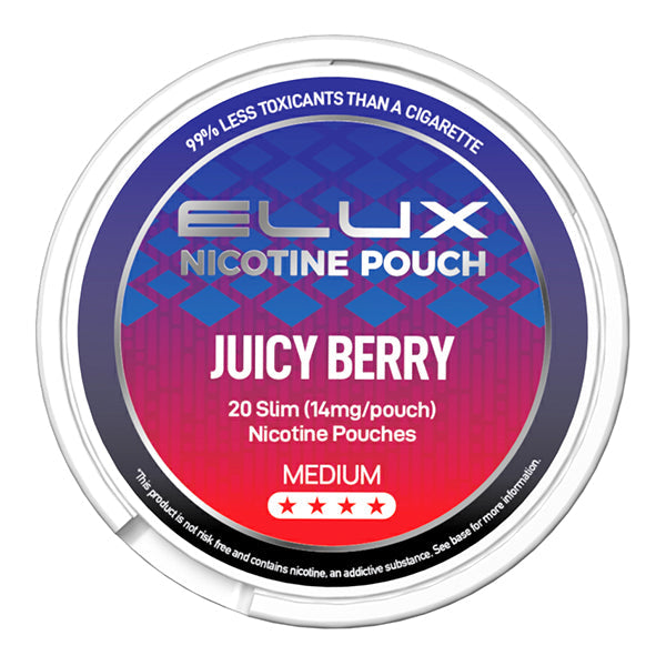 Elux Juicy Berry Nicotine Pouches