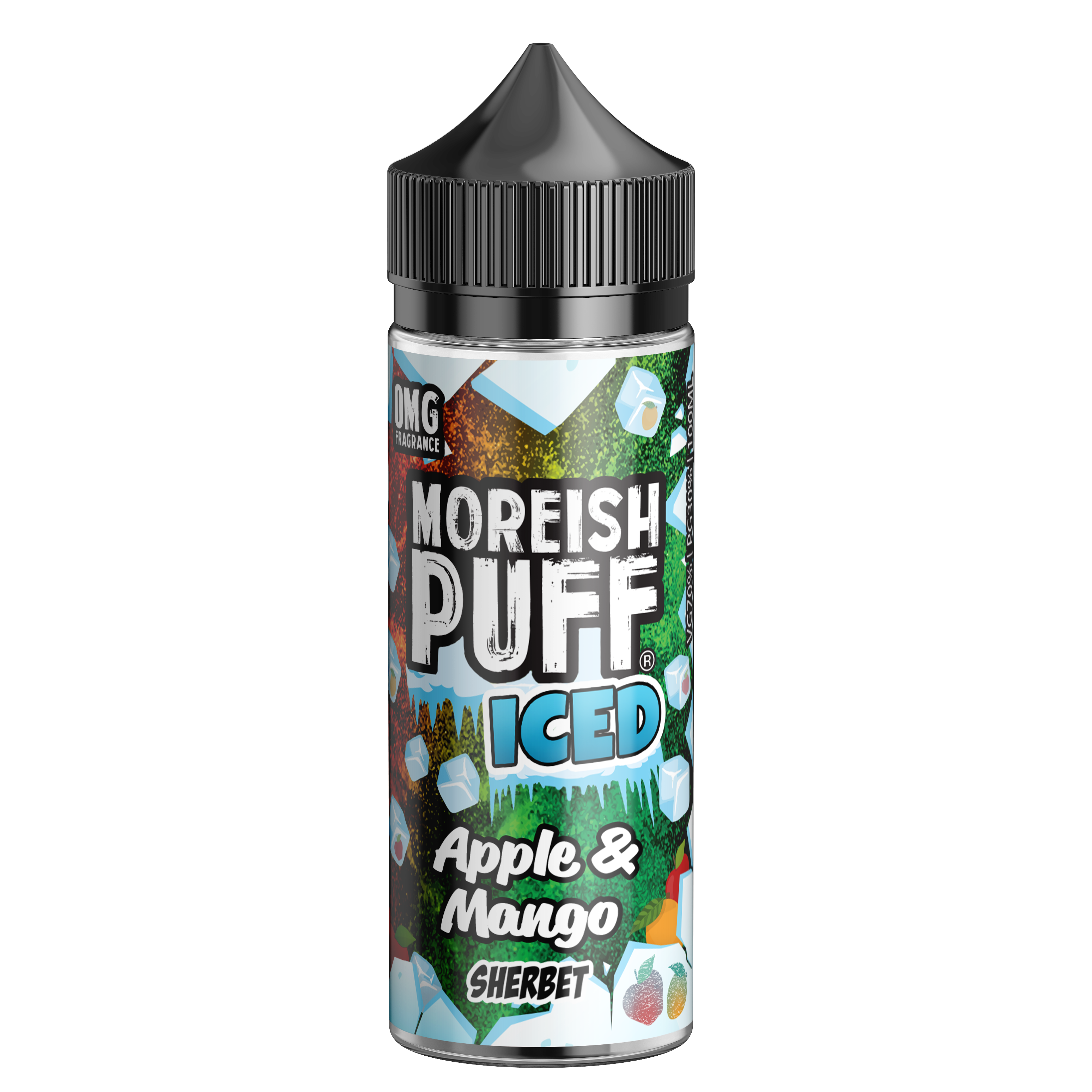 Moreish Puff Iced Apple & Mango Sherbet 0mg 100ml Shortfill E-Liquid