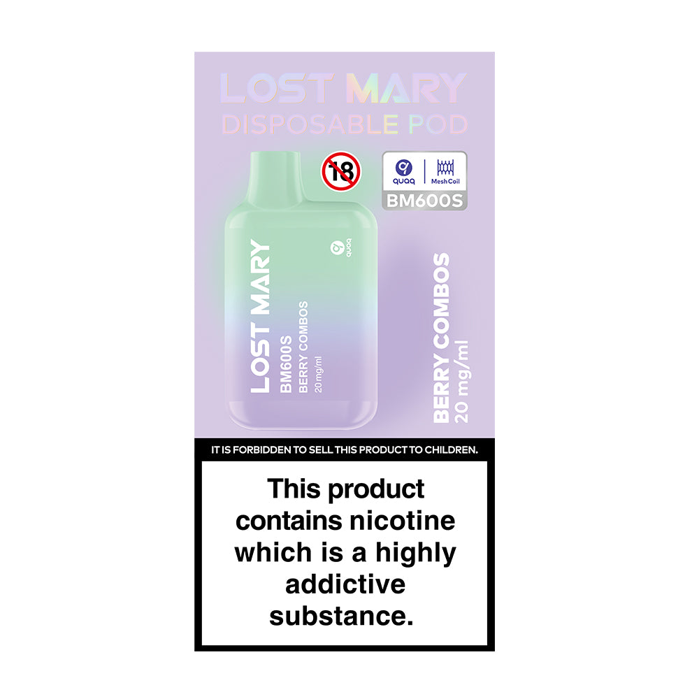 Lost Mary BM600S Disposable Vape Device - Berry Combos