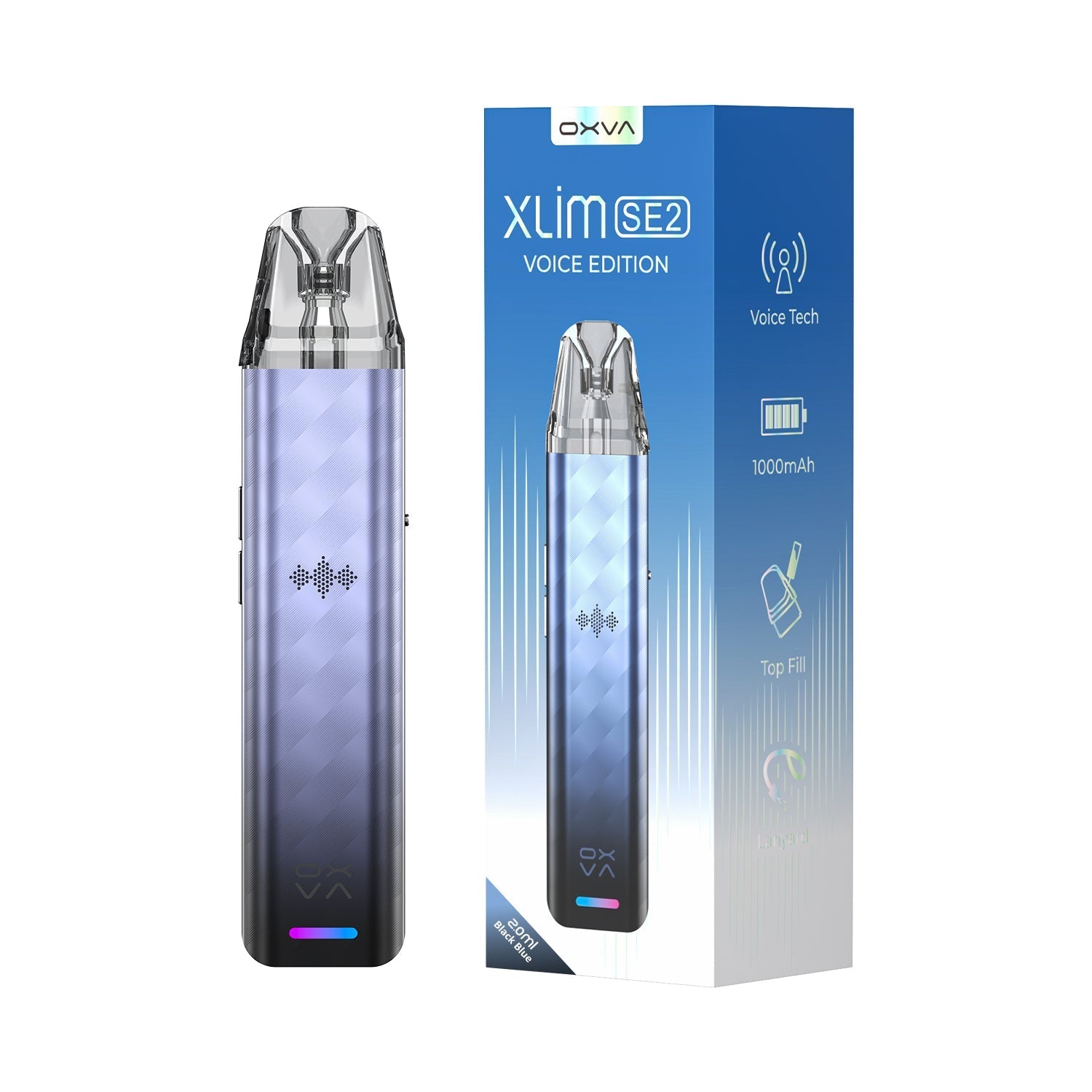 OXVA XLIM SE 2 Kit 1000mAh - Black Blue