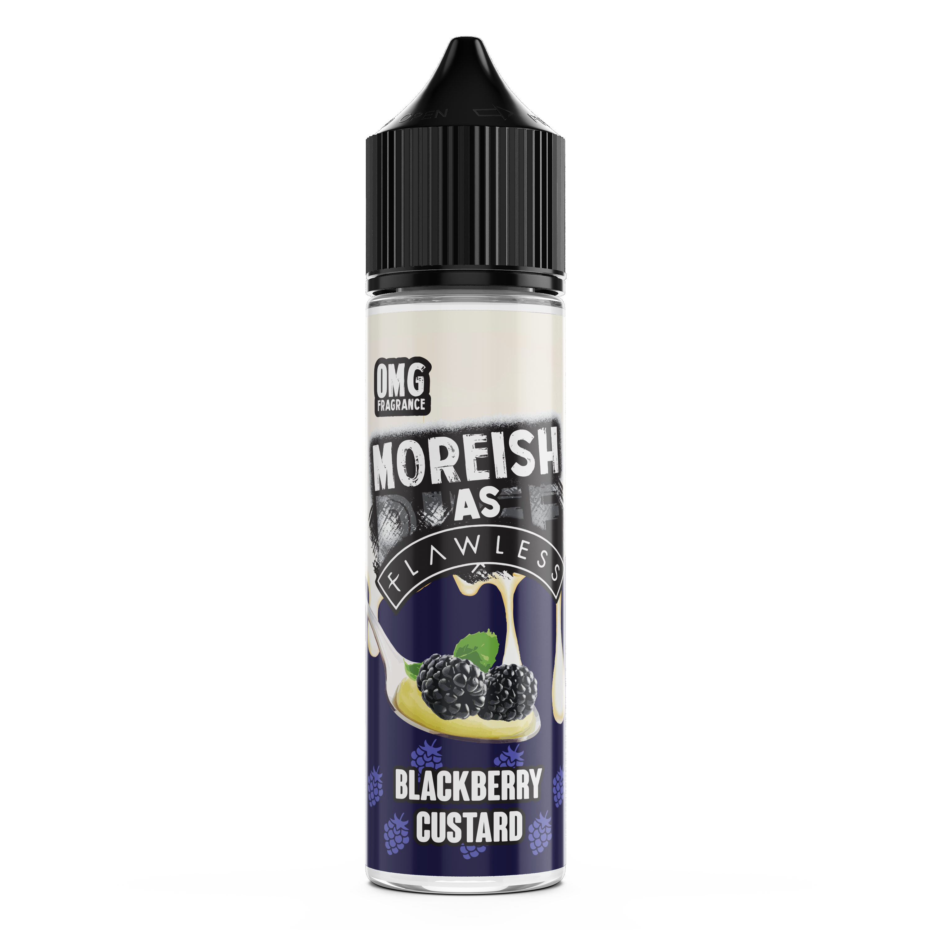 Moreish As Flawless Blackberry Custard 0mg 50ml Shortfill E-Liquid