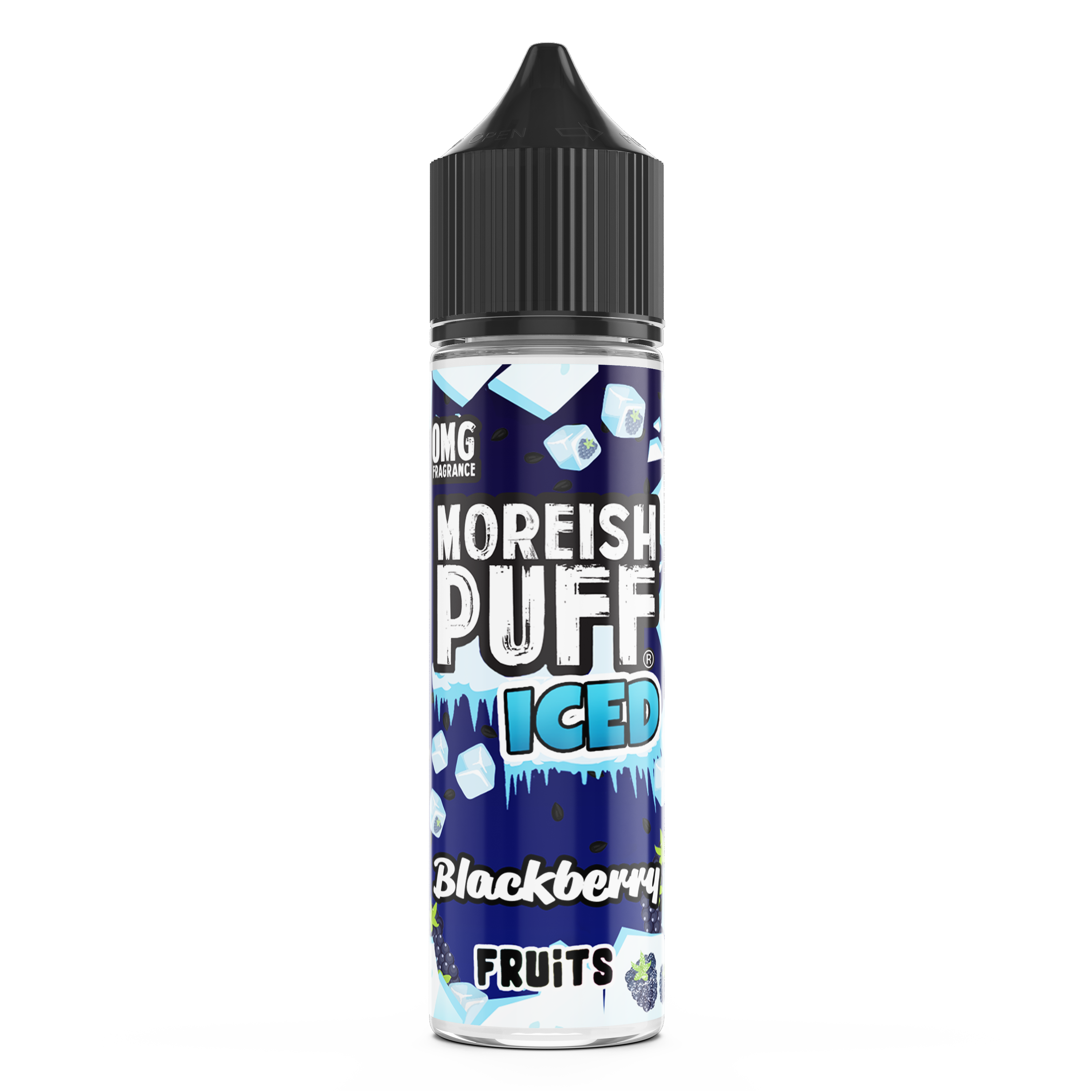 Moreish Puff Iced Blackberry Fruits 0mg 50ml Shortfill E-Liquid