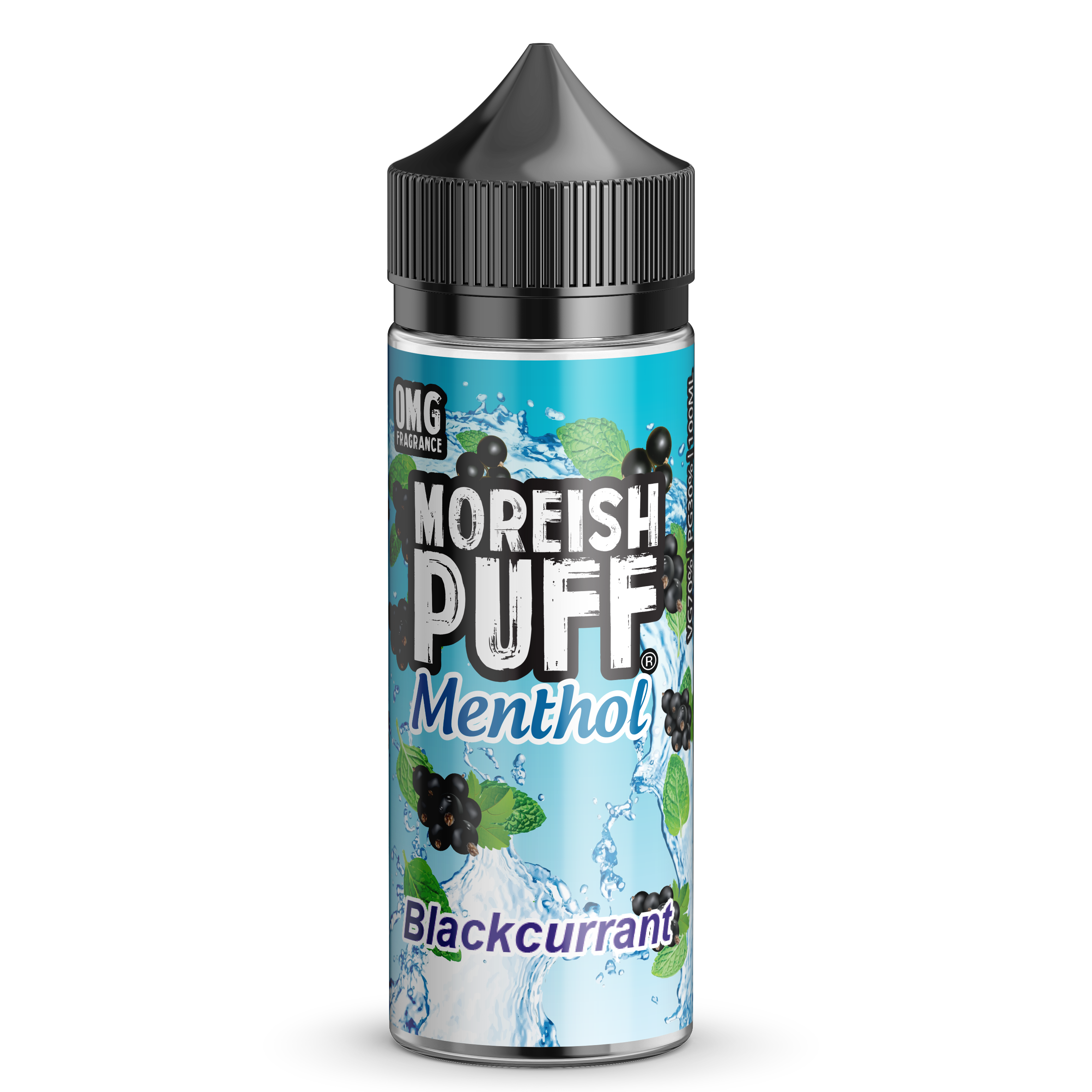 Moreish Puff Blackcurrant Menthol 100ml Shortfill