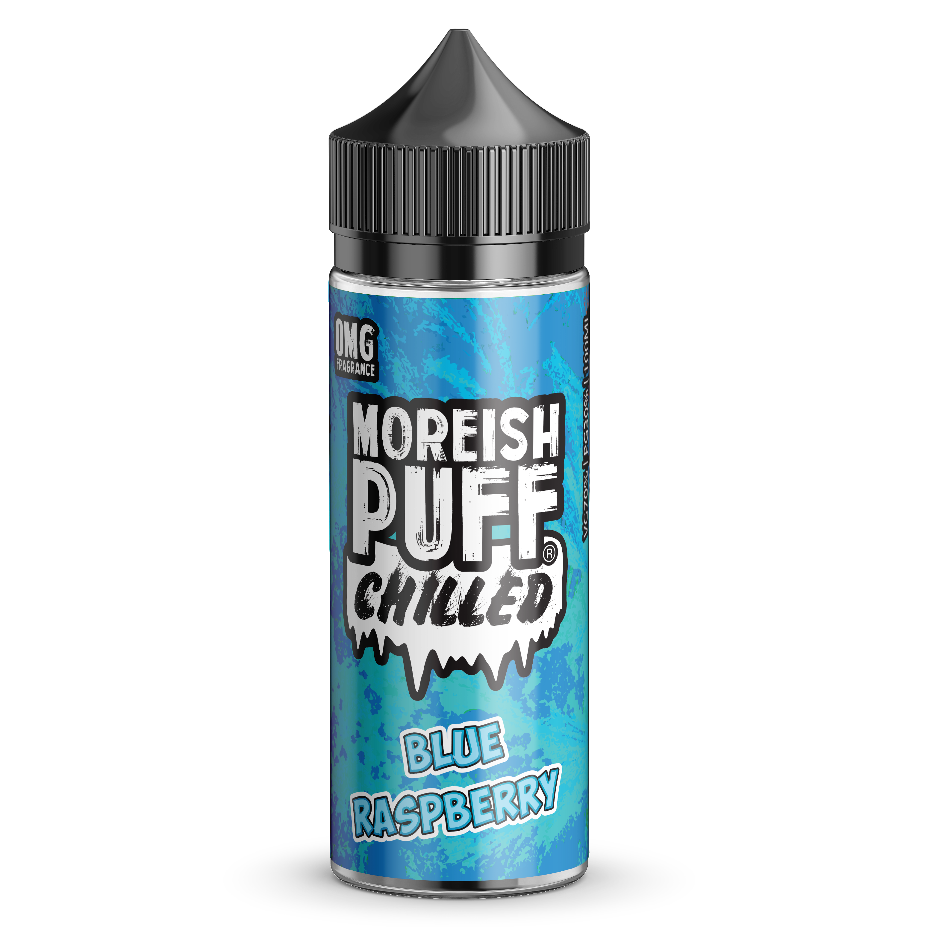 Moreish Puff Chilled: Blue Raspberry Chilled 0mg 100ml Shortfill E-Liquid