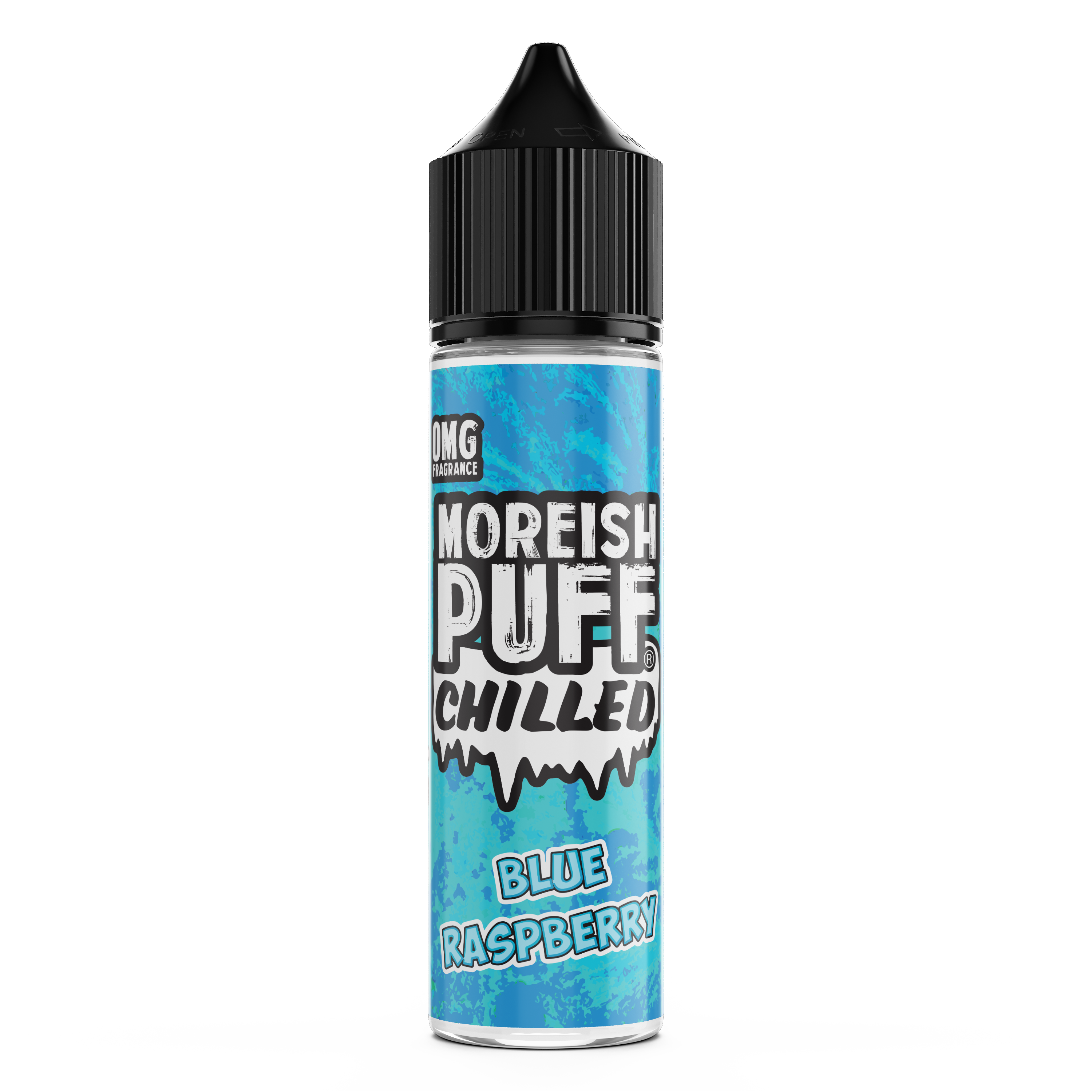 Moreish Puff Chilled: Blue Raspberry Chilled 0mg 50ml Shortfill E-Liquid