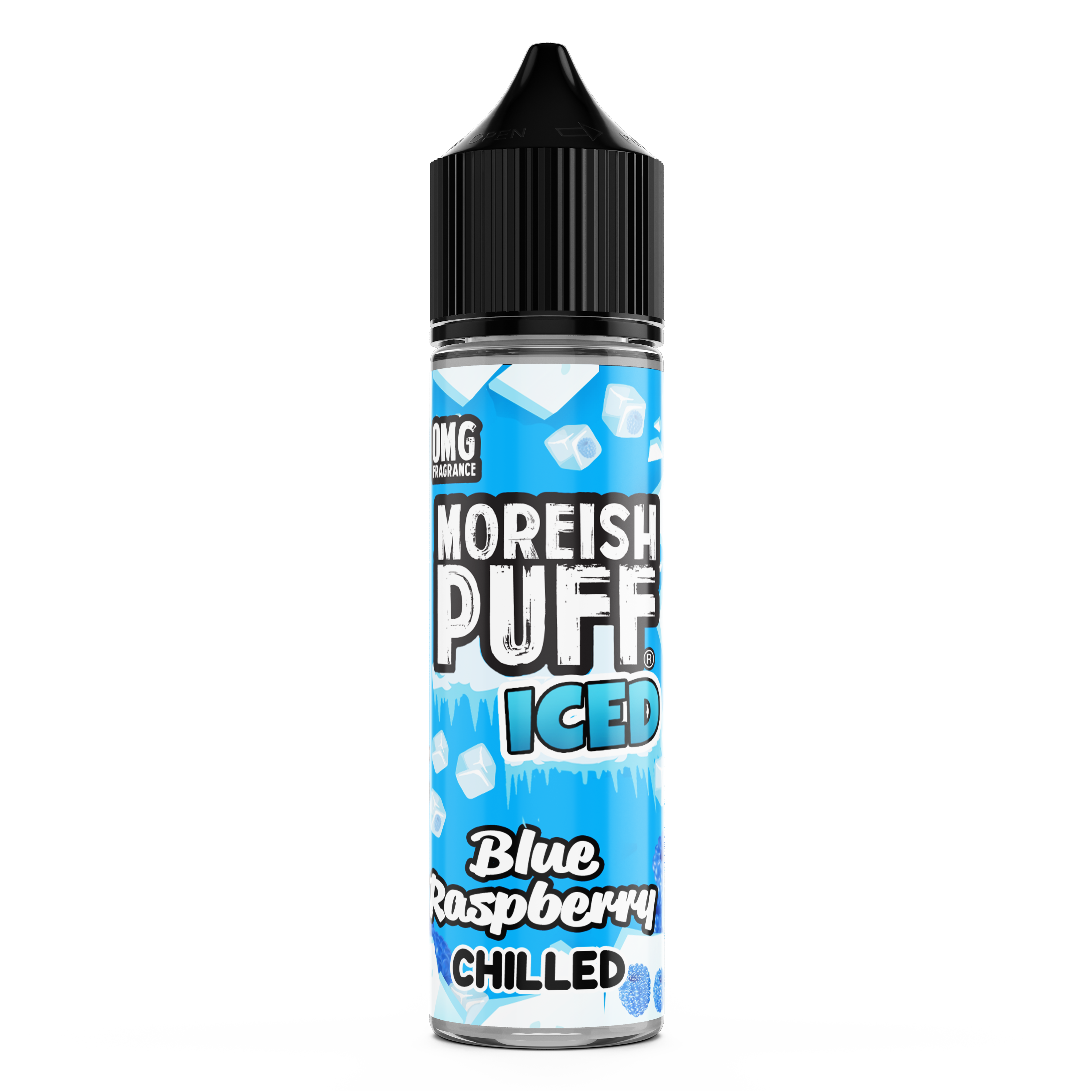 Blue Raspberry Chilled E-Liquid by Moreish Puff - Shortfills UK