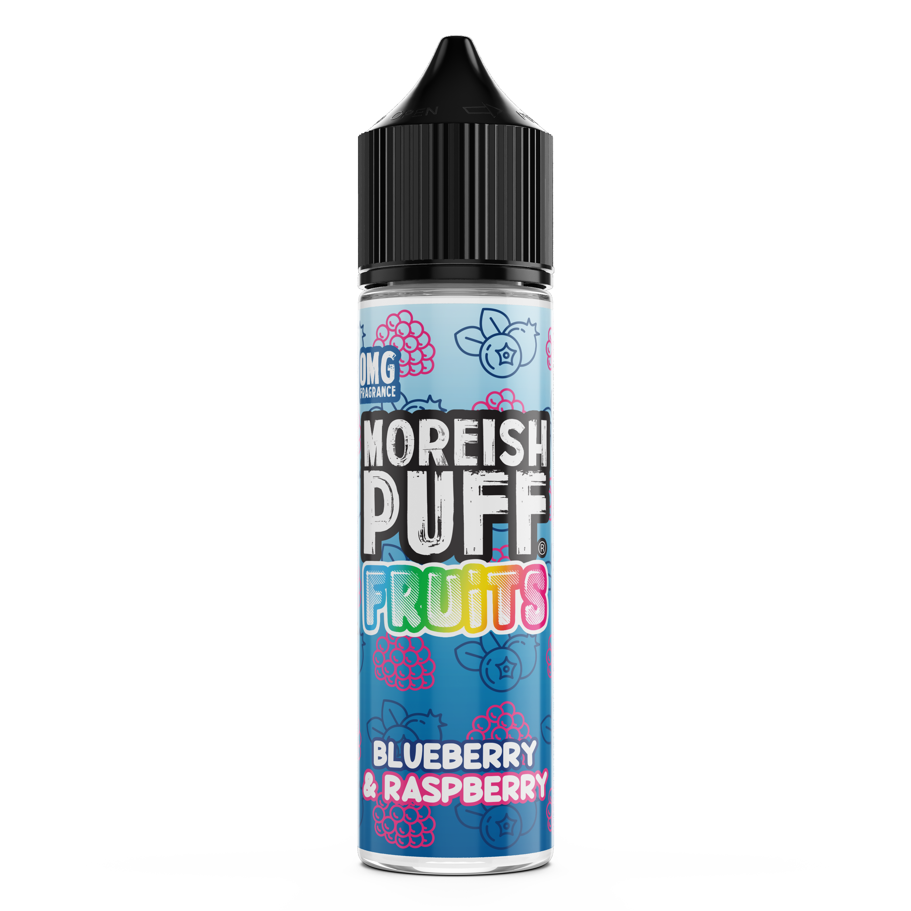 Moreish Puff Fruits: Blueberry & Raspberry 0mg 50ml Shortfill E-liquid