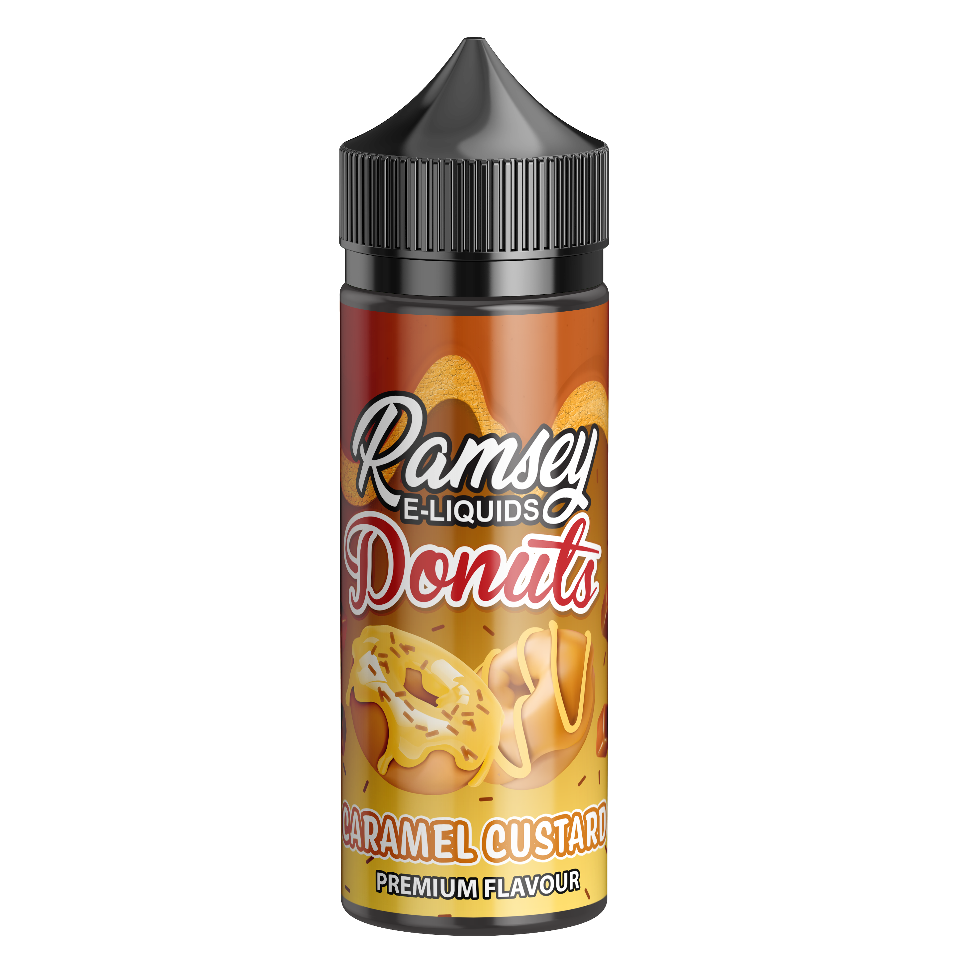 Ramsey E-Liquids Donuts Caramel Custard 100ml Shortfill