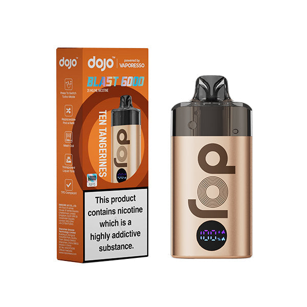 Vaporesso Dojo Blast 6000 Vape Kit Ten Tangerines