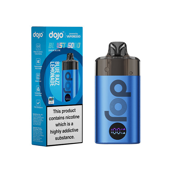 Vaporesso Dojo Blast 6000 Vape Kit Blue Razz Lemonade