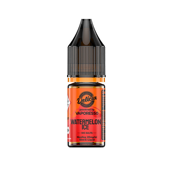 Watermelon Ice Nic Salt by Deliciu 20mg - Nic Salts UK