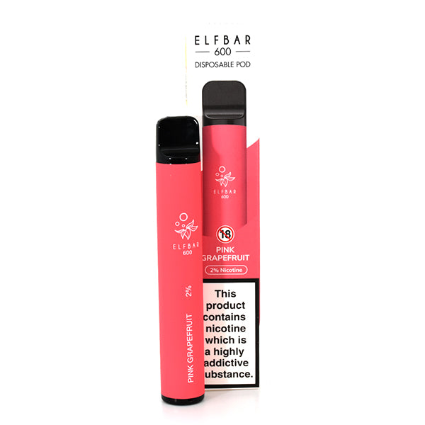 Elf Bar 600 Disposable Pod Device 20mg - Pink Grapefruit