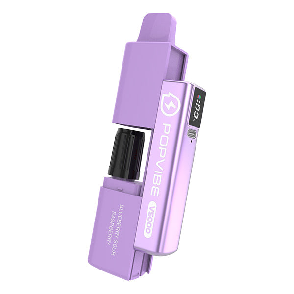 Geekvape Popvibe V5000 Disposable Vape Device - Blueberry Sour Raspberry