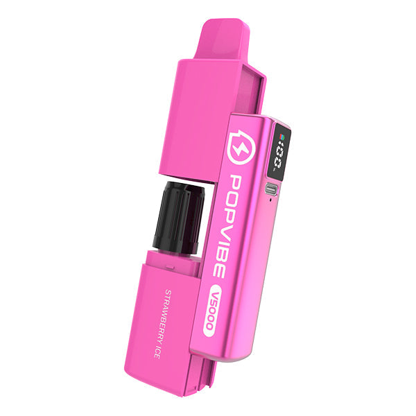 Geekvape Popvibe V5000 Disposable Vape Device - Strawberry Ice