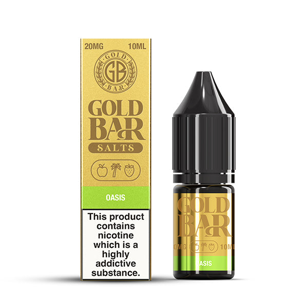 Gold Bar Oasis 10ml Nic Salt - 20mg