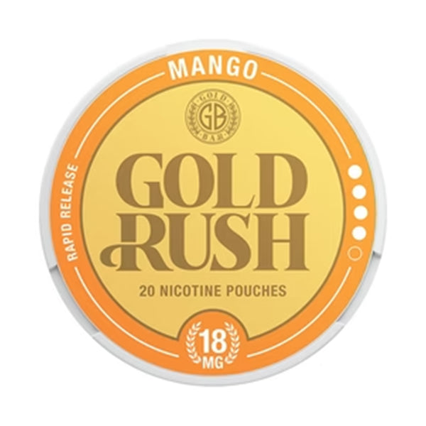 Gold Rush Mango Nicotine Pouches - 18mg