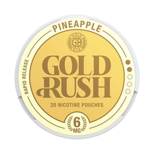 Gold Rush Pineapple Nicotine Pouches - 6mg