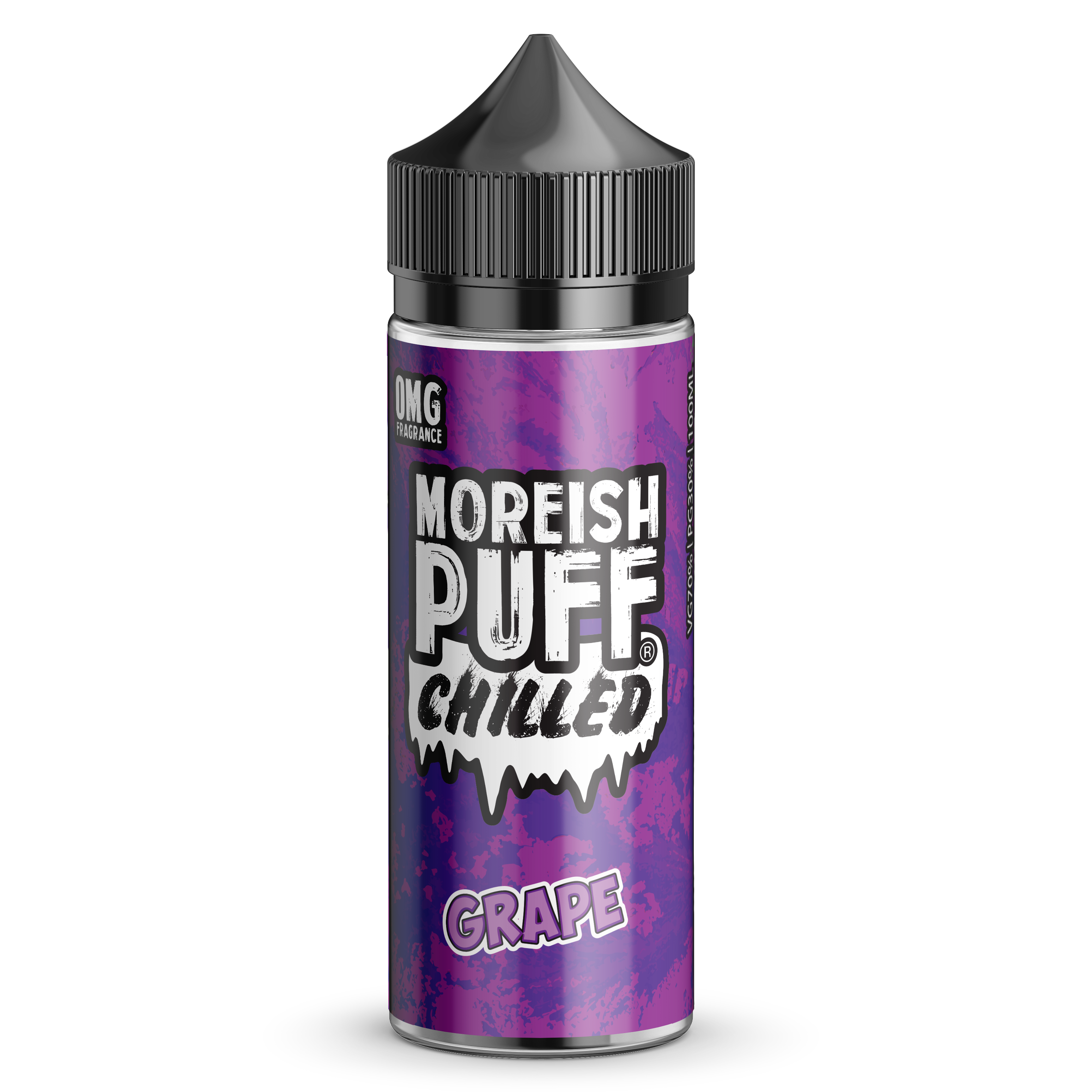 Moreish Puff Chilled: Grape Chilled 0mg 100ml Shortfill E-Liquid