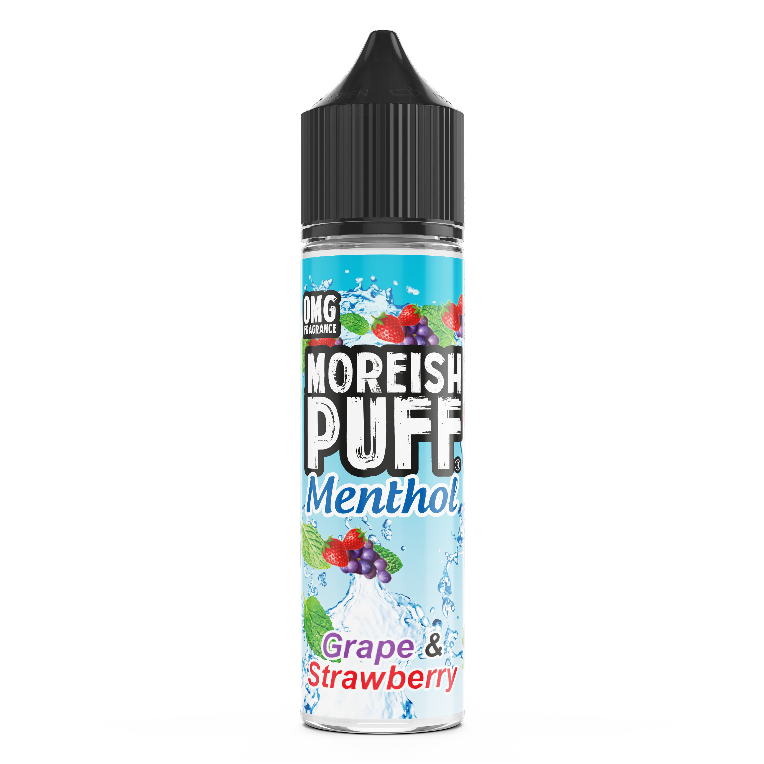 Moreish Puff Grape & Strawberry Menthol 50ml Shortfill