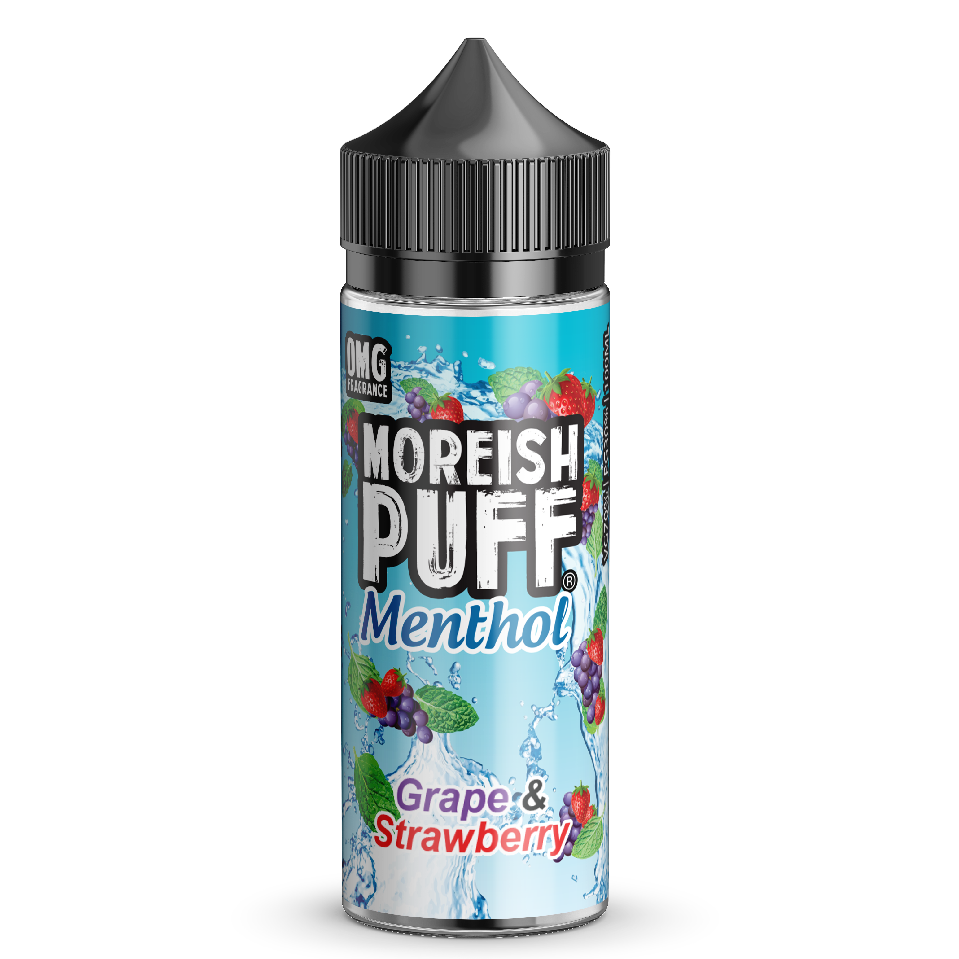 Moreish Puff Grape & Strawberry Menthol 100ml Shortfill