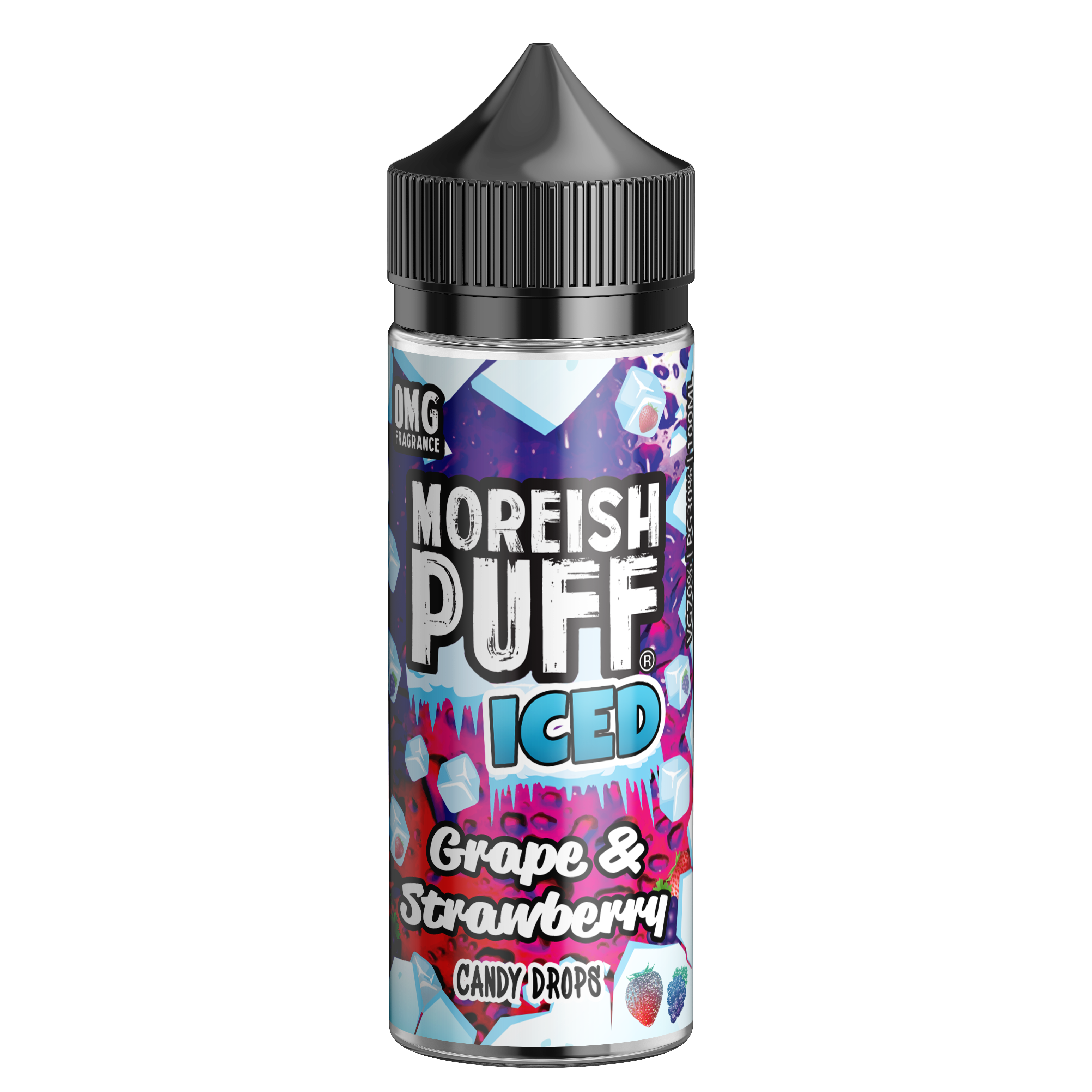 Grape & Strawberry Candy Drops E-Liquid by Moreish Puff - Shortfills UK