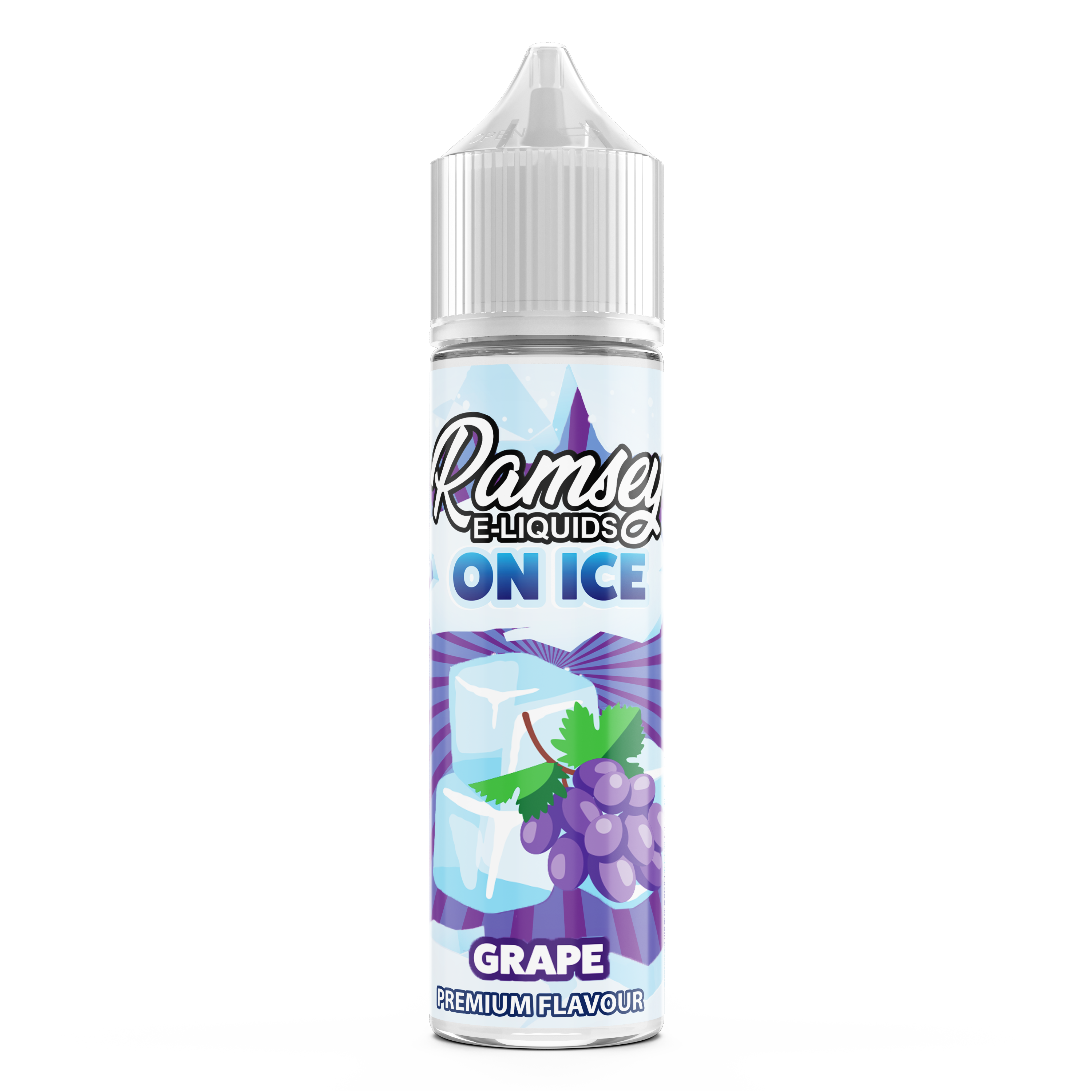 Ramsey E-Liquids On Ice Grape 0mg 50ml Shortfill E-Liquid