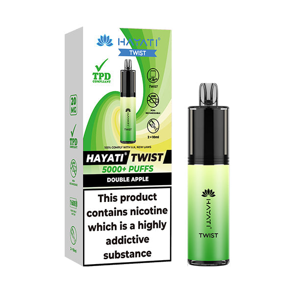 Hayati Twist 5000 Disposable Vape - Double Apple