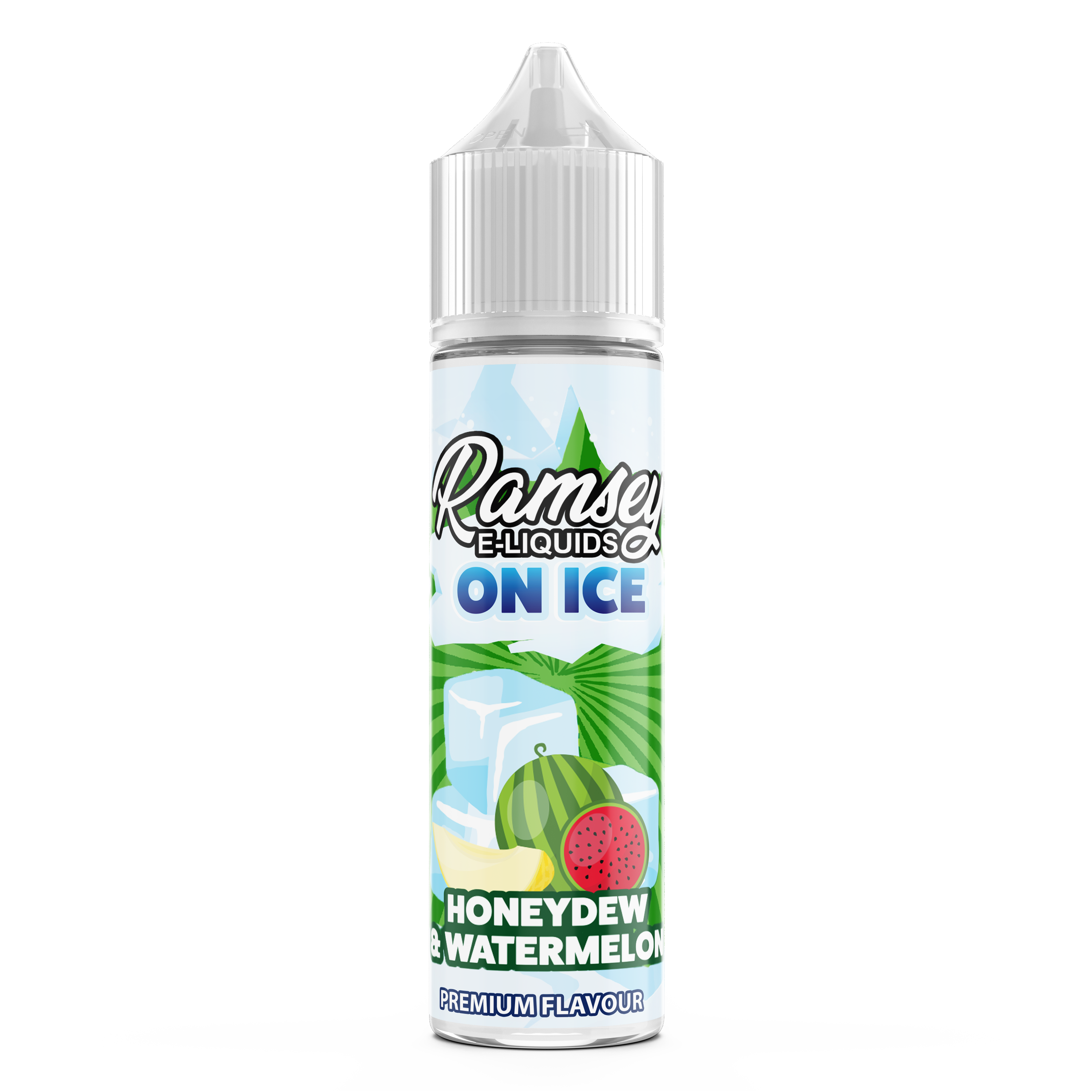 Ramsey E-Liquids On Ice Honeydew & Watermelon 0mg 50ml Shortfill E-Liquid