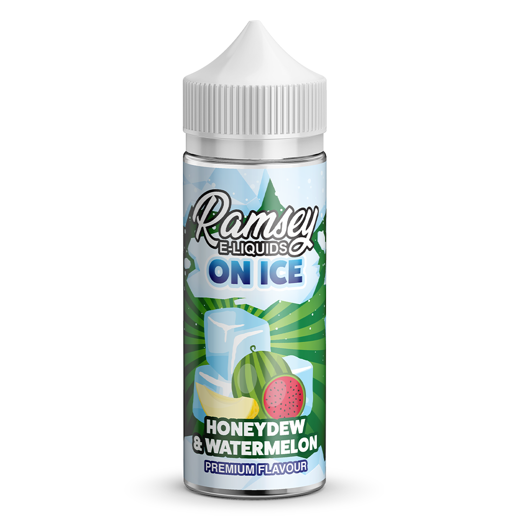 Ramsey E-Liquids On Ice Honeydew & Watermelon 0mg 100ml Shortfill E-Liquid