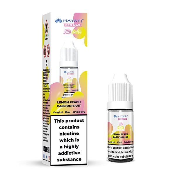 Lemon Peach Passionfruit Nic Salt by Hayati - Nic Salts UK