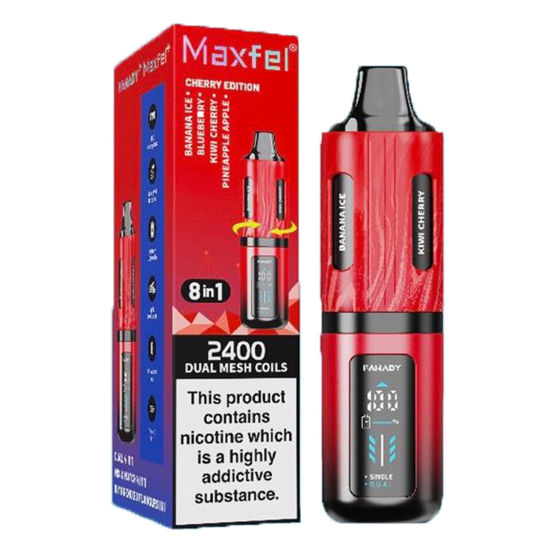 Maxfel Legend 2400 8 in 1 Disposable