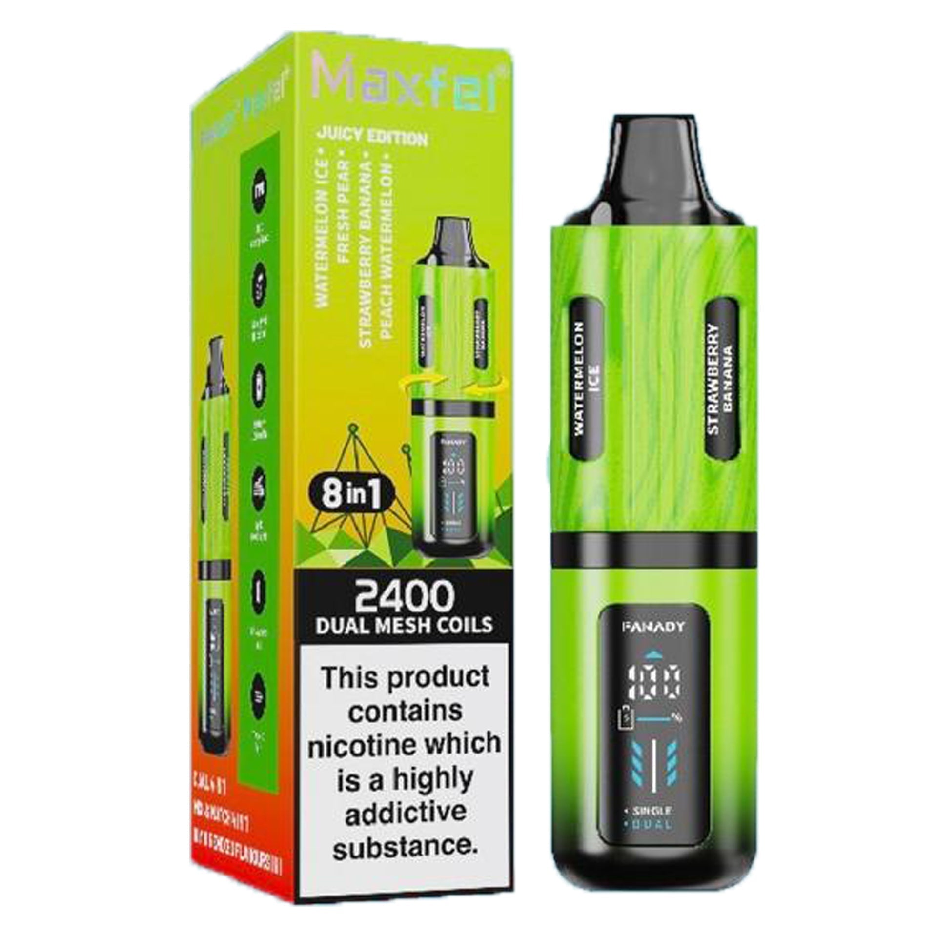 Maxfel Legend 2400 8 in 1 Disposable