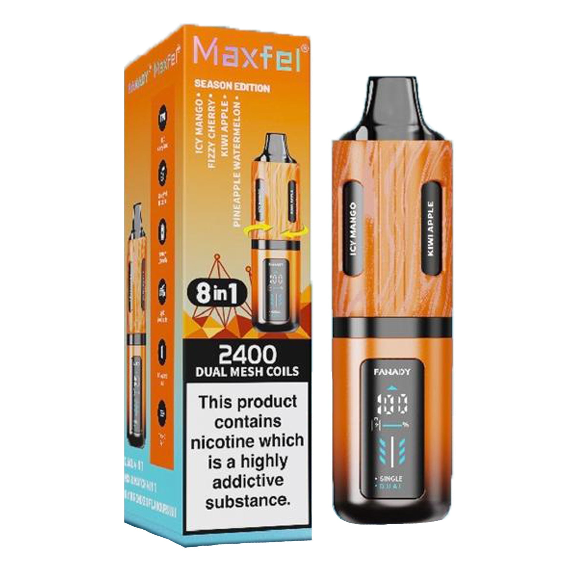 Maxfel Legend 2400 8 in 1 Disposable