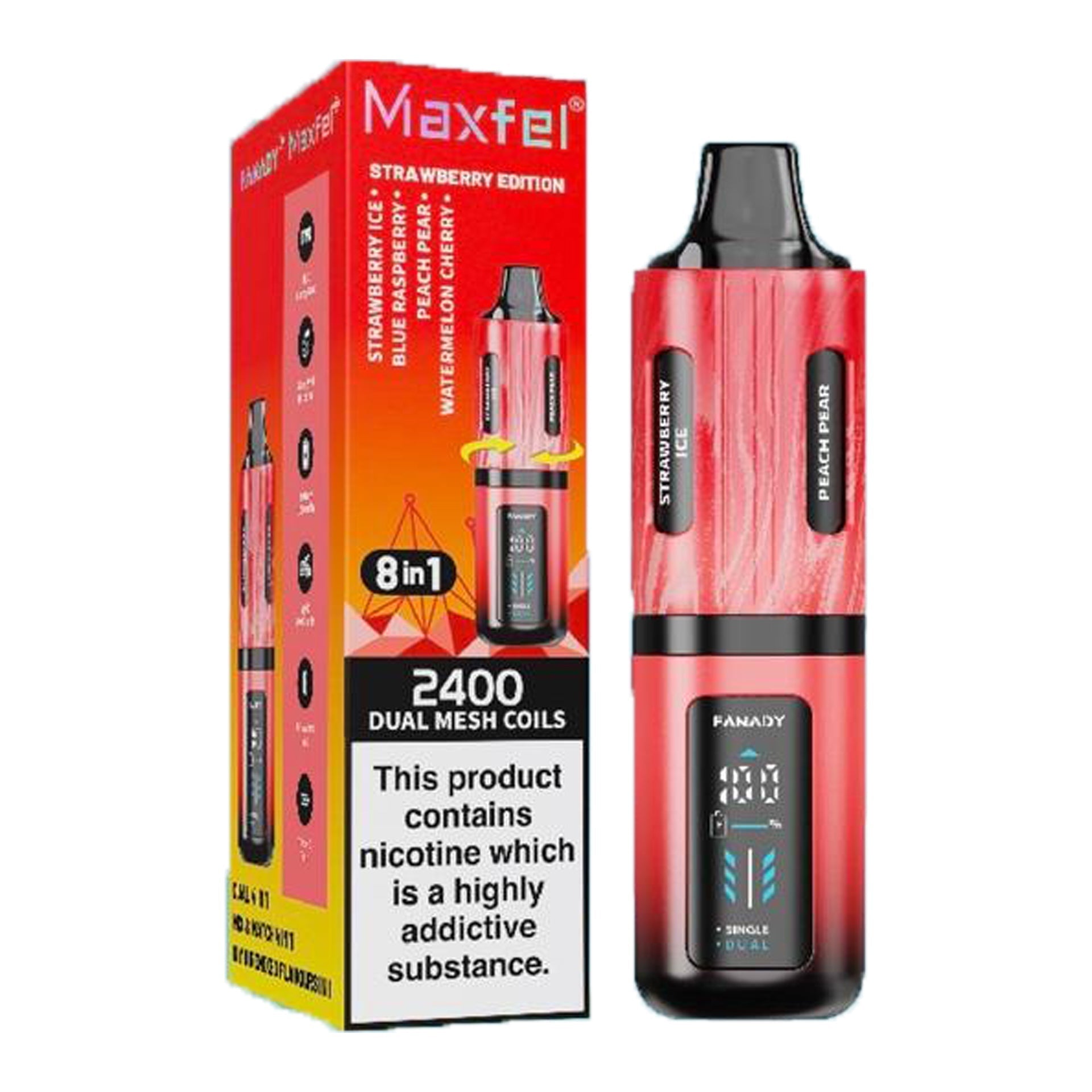 Maxfel Legend 2400 8 in 1 Disposable