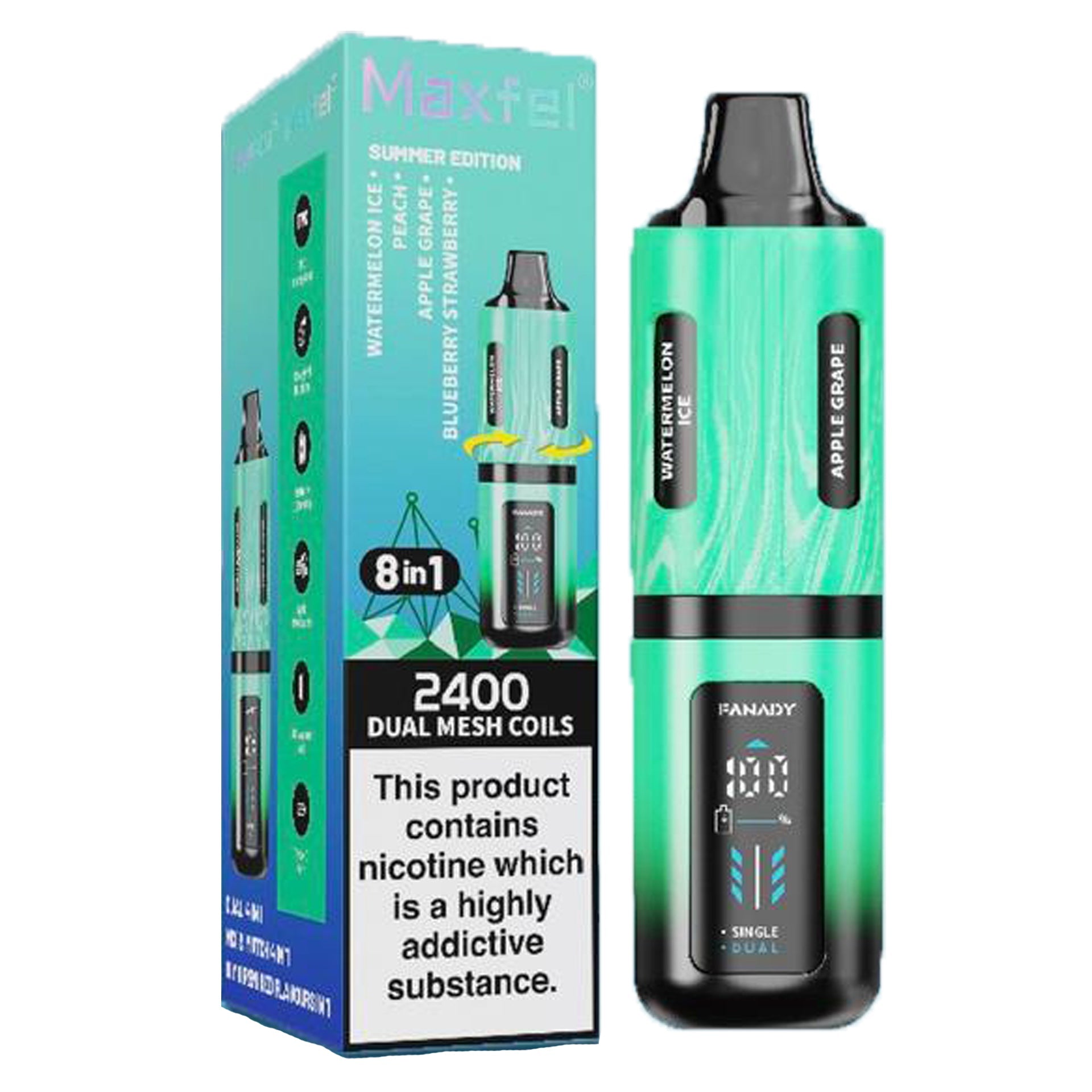 Maxfel Legend 2400 8 in 1 Disposable