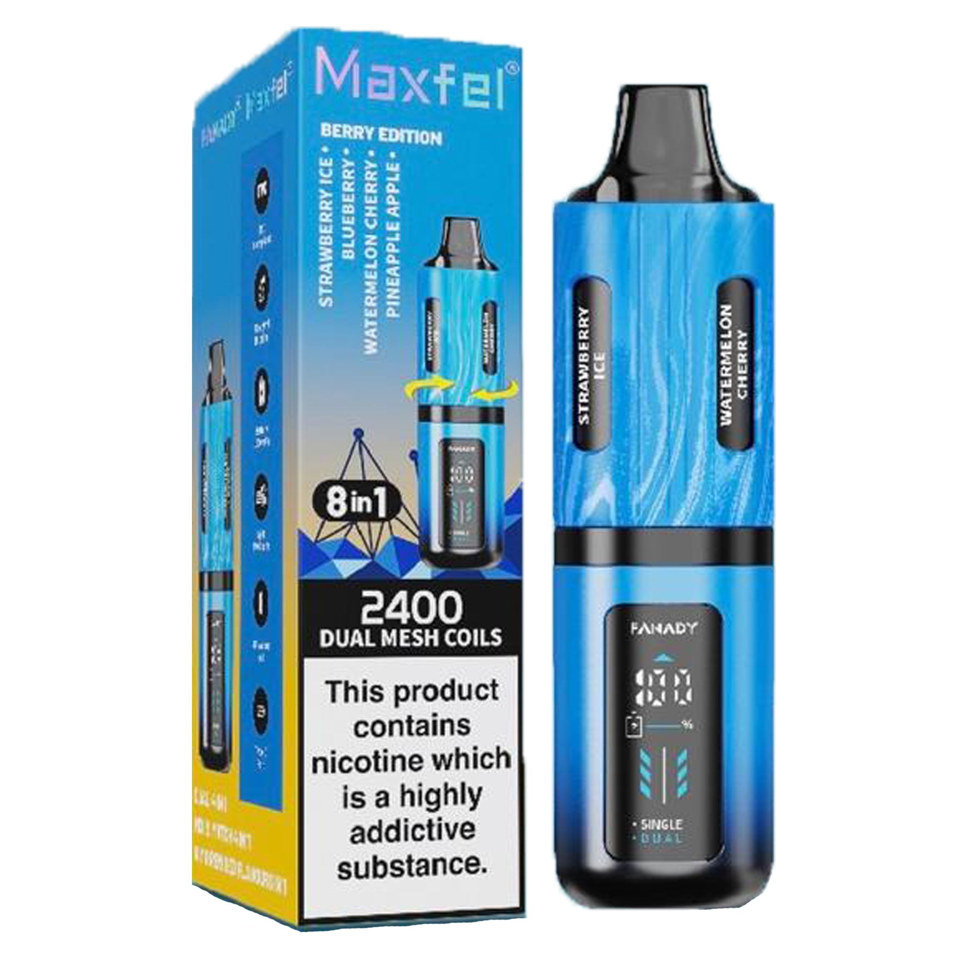 Maxfel Legend 2400 8 in 1 Disposable