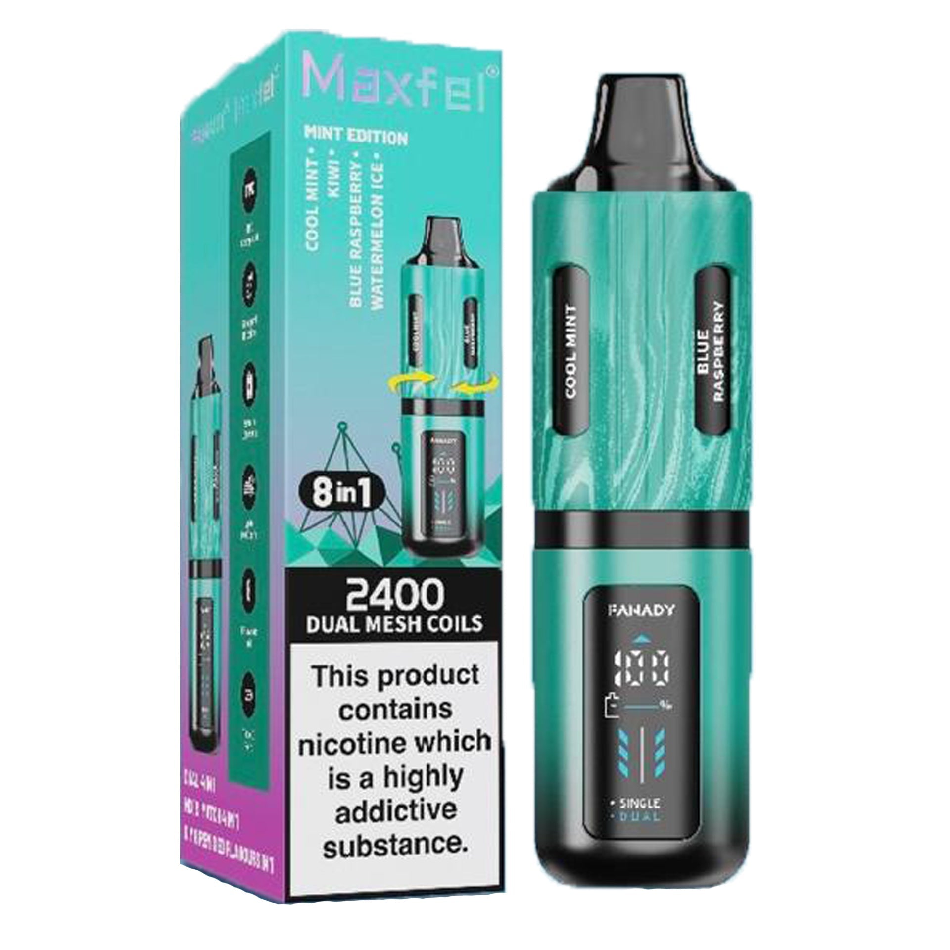 Maxfel Legend 2400 8 in 1 Disposable