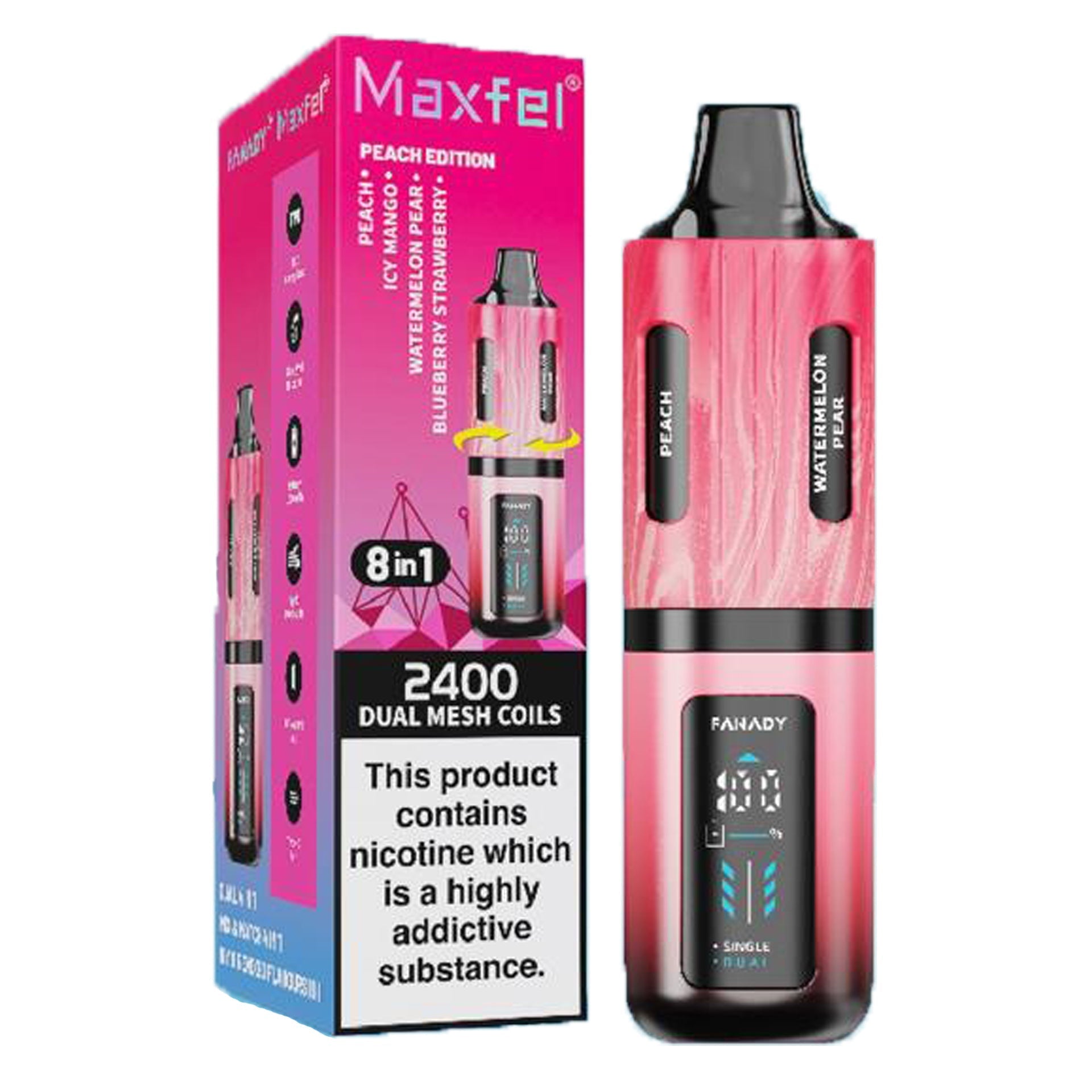 Maxfel Legend 2400 8 in 1 Disposable