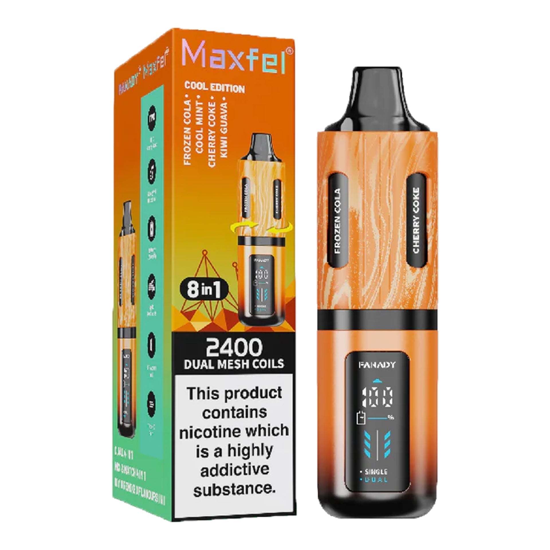 Maxfel Legend 2400 8 in 1 Disposable