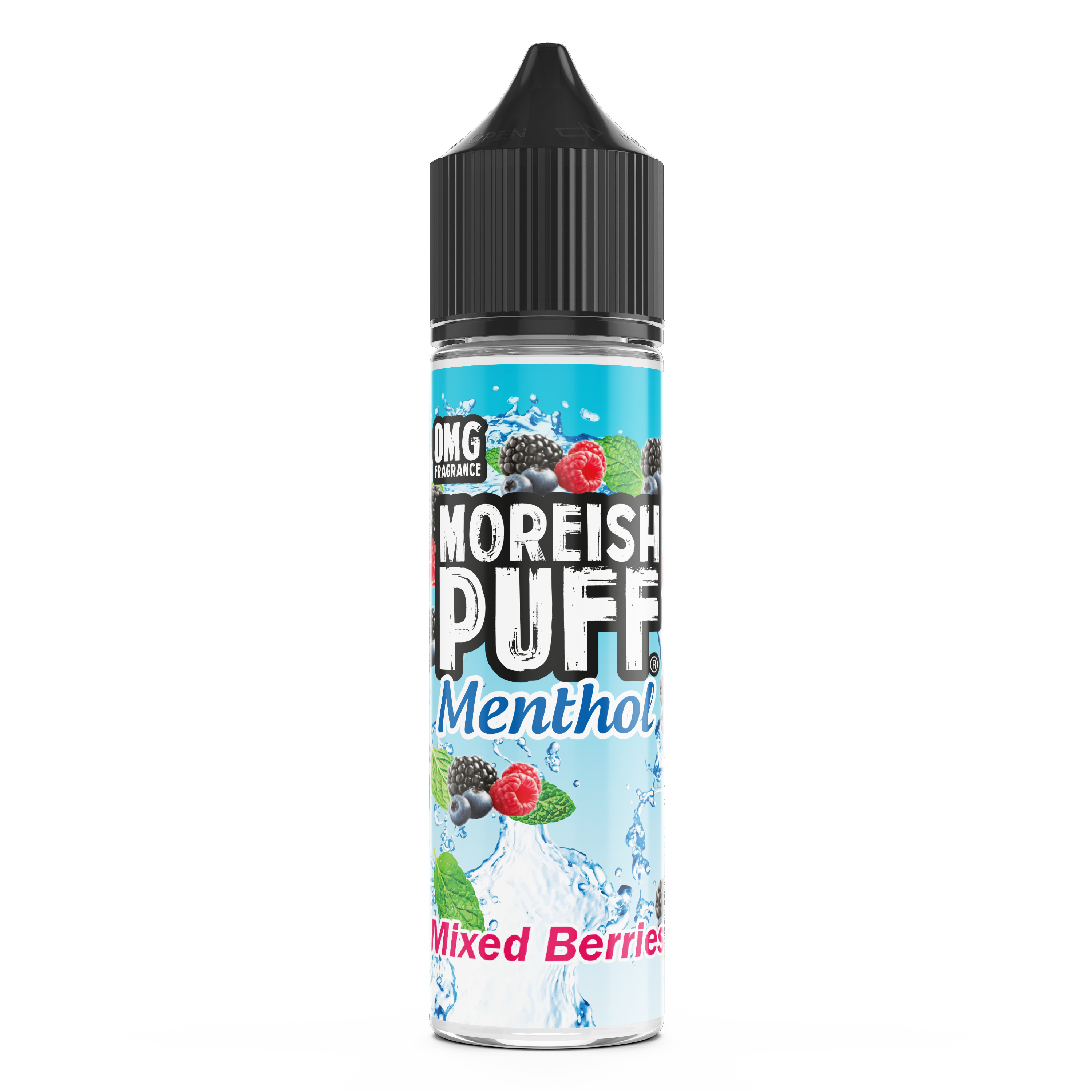 Moreish Puff Mixed Berries Menthol 50ml Shortfill