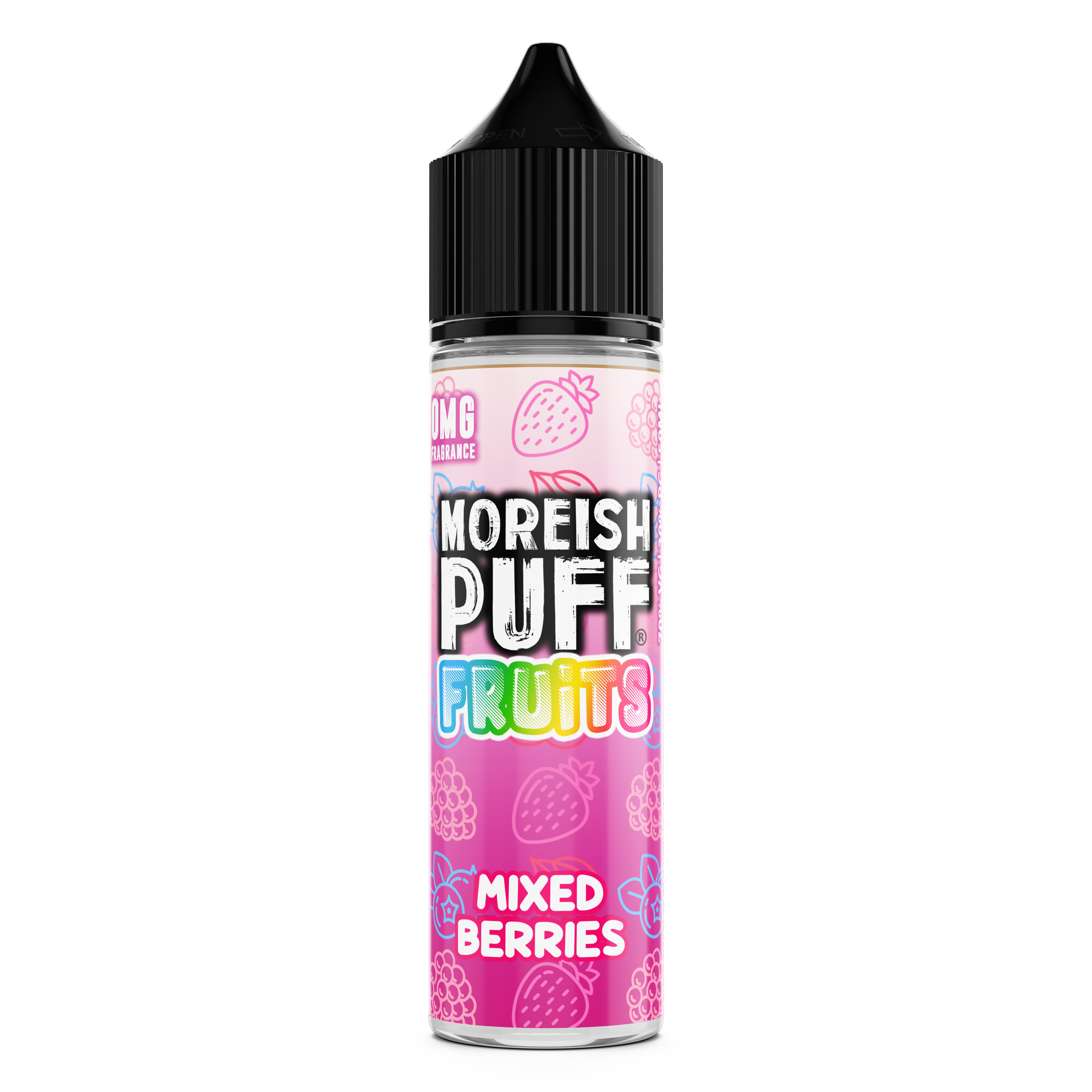 Moreish Puff Fruits: Mixed Berries 0mg 50ml Shortfill E-Liquid