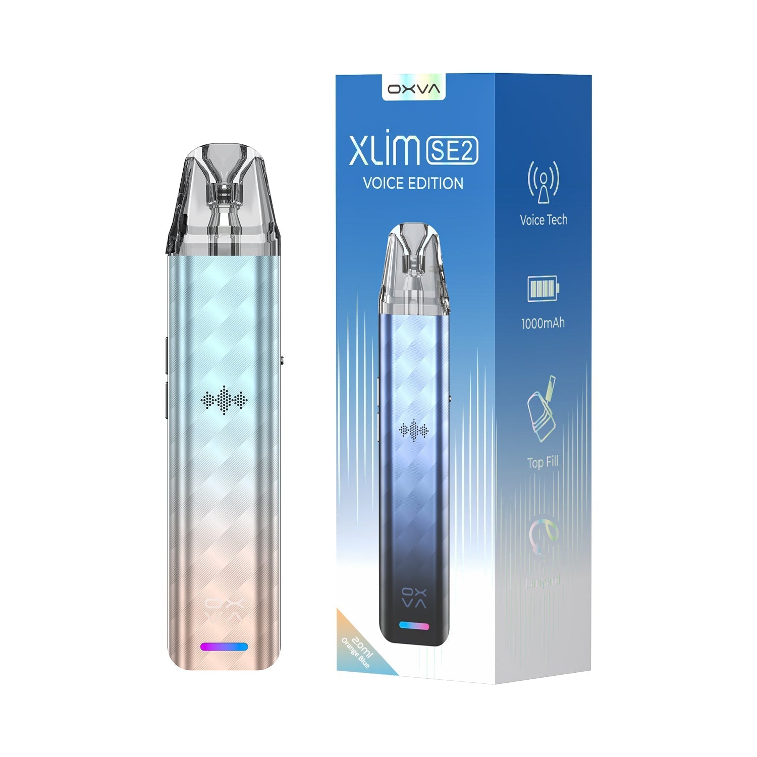 OXVA XLIM SE 2 Kit 1000mAh - Orange Blue