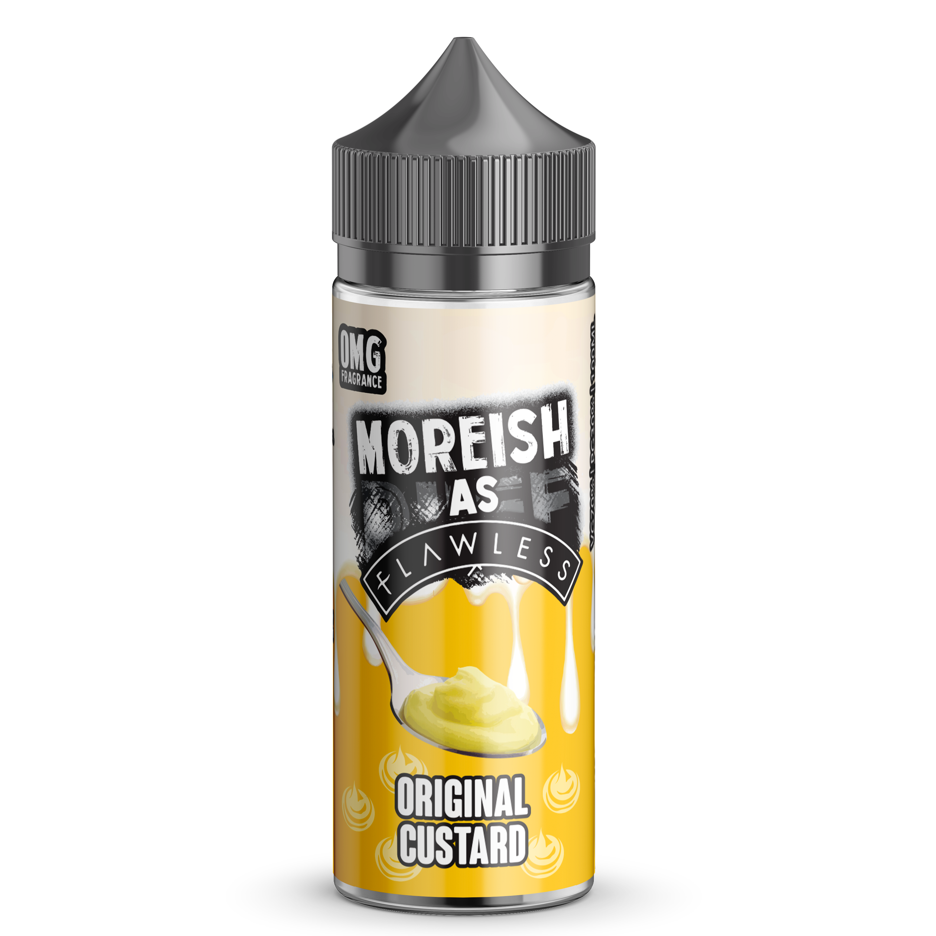 Moreish As Flawless Original Custard 0mg 100ml Shortfill E-Liquid