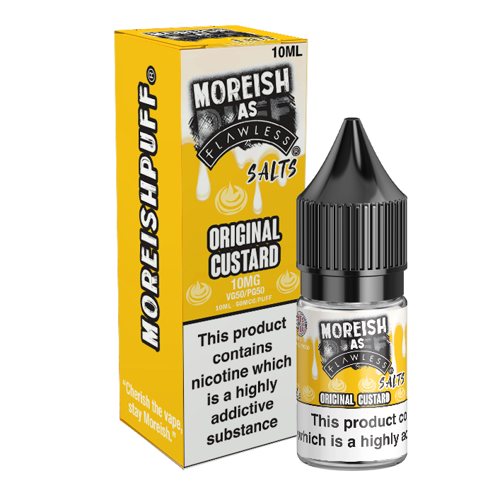 Original Custard Nic Salt by Moreish Puff - Nic Salts UK